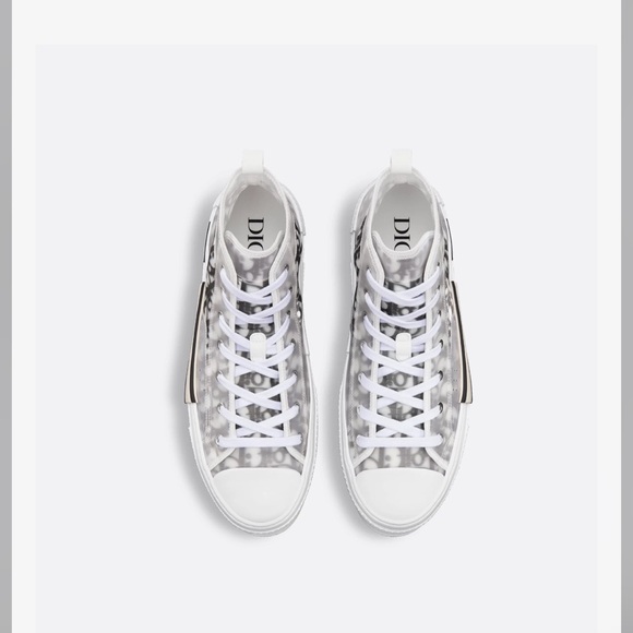 B23 HIGH-TOP SNEAKERS IN DIOR OBLIQUE - Picture 4 of 5